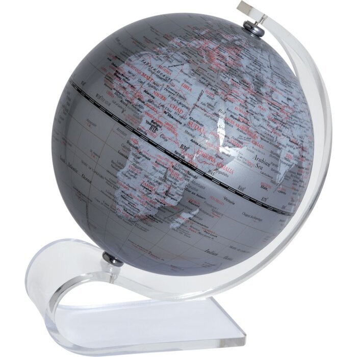 20AO452 Globo Mascagni plata 13 cm giratorio