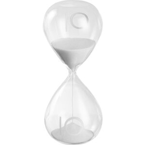 20QTEN Mascagni reloj de arena blanco 15 cm aprox. 10...