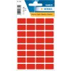 Etiquetas multiuso rojas 12x19 mm papel mate 160 unid.