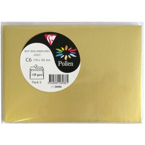 5 Sobres Polen 114x162 mm