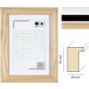 Ceanothe Marco de madera Smart con Passepartout