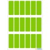 Etiquetas multiuso verde 12x34 mm papel mate 90 unid.
