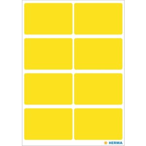 Etiquetas multiuso amarillo 26x40 mm papel mate 40 unid.