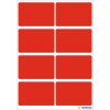Etiquetas multiuso rojas 26x40 mm papel mate 40 unid.