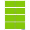 Etiquetas multiuso verde 26x40 mm papel mate 40 unid.