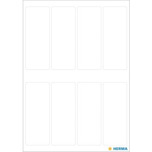 Etiquetas multiuso blancas 19x50 mm papel mate 56 unid.