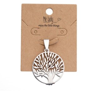 Percha decorativa color plata - MLHN0001