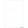Etiquetas multiuso blancas 34x67 mm papel mate 21 unid.