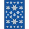 Pegatina de Navidad HERMA Estrellas plata