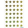 Estrellas adhesivas, lámina prismática
