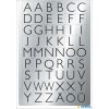 HERMA VARIO letras negras A-Z