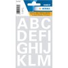 HERMA letras adhesivas 25 mm A-Z lámina resistente a la intemperie blanco 2 hojas.