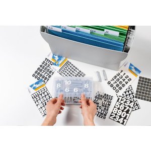Herma Vario ETIQUETAS NUMÉRICAS 0-9 negro 2 hojas