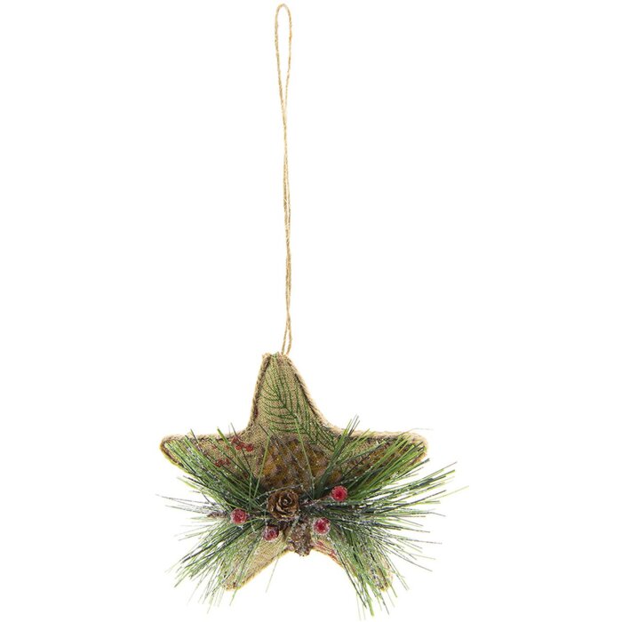 Bola de árbol de Navidad 11x6x11 cm multicolor - 64037