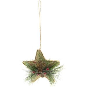 Bola de árbol de Navidad 11x6x11 cm multicolor -...