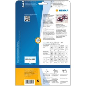 Etiquetas de seguridad blancas Ø 40 mm redondas lámina adhesiva extremadamente fuerte mate 600 unid.