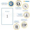 Etiquetas para direcciones Premium A4, papel blanco 199,6x289,1 mm mate 100 unid.