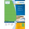 Etiquetas A4 verde 105x37 mm papel mate 1600 unid.