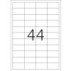 Etiquetas Premium A4, papel blanco 48,3x25,4 mm mate 4400 unid.