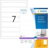 Etiquetas para carpetas A4 blancas 192x38 mm papel opaco mate 700 unid.