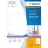 Etiquetas para carpetas A4 blancas 192x59 mm papel opaco mate 400 unid.