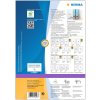 Etiquetas para carpetas A4 azul 192x61 mm papel opaco mate 400 unid.