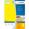 Etiquetas A4 amarillo 105x148 mm papel mate 400 unid.