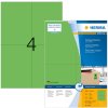 Etiquetas A4 verde 105x148 mm papel mate 400 unid.