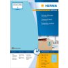 Etiquetas A4 azul 210x297 mm papel mate 100 unid.