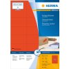 Etiquetas A4 rojo 70x37 mm papel mate 2400 unid.