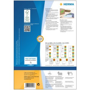 Etiquetas A4 verde 70x37 mm papel mate 2400 unid.