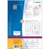Etiquetas CD A4 blanco Ø 116 mm papel mate opaco 200 unidades