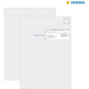 Etiquetas Premium A4, papel blanco 105x41 mm mate 1400 unid.