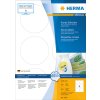 Etiquetas A4 blancas Ø 85 mm redondas Movibles-papel removible mate 600 unid.