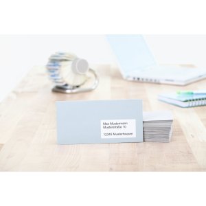 Etiquetas para direcciones Premium A4, papel blanco 88,9x33,8 mm mate 1600 unid.