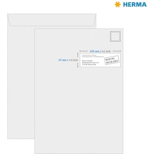 Etiquetas Premium A4, papel blanco 105x37 mm mate 3200 unid.