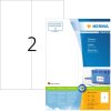 Etiquetas Premium A4, papel blanco 105x297 mm mate 200 unid.