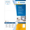 Etiquetas A4 blanco 210x99 mm papel perforado mate 300 unid.
