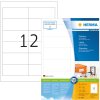 Etiquetas Premium A4, papel blanco 97x42,3 mm mate 1200 unid.