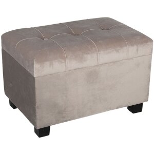 Taburete-Pecho 50x34x33 cm beige - 64061SBE