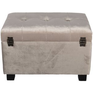 Taburete-Pecho 50x34x33 cm beige - 64061SBE