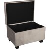 Taburete-Pecho 50x34x33 cm beige - 64061SBE