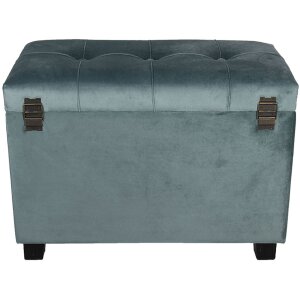 Taburete-Pecho 60x36x43 cm turquesa - 64061LT