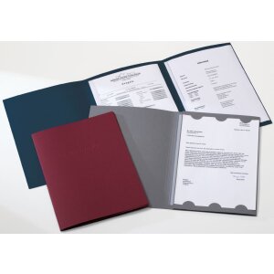 Carpeta de solicitud negra + sobre de envío gratuito
