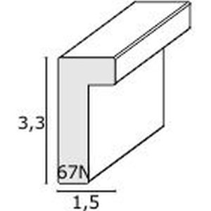 Deknudt S67NK Marco de madera 3D Doble Passepartout
