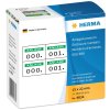 Números de sistema autoadhesivos 2 pliegues 15x22 mm impresión verde