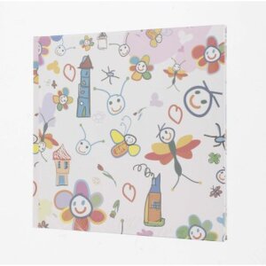 Libro álbum Kritzelkratzel, 18x18 cm, 30 páginas blancas