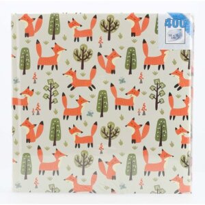 Hama Álbum de Fotos Jumbo Forest Fox 30x30 cm 100 páginas blancas
