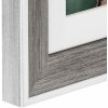 Marco de plástico Hama Sierra gris 13x18 cm con passepartout 9x13 cm