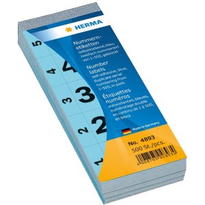 Bloc de notas Herma de 2 pliegues en azul